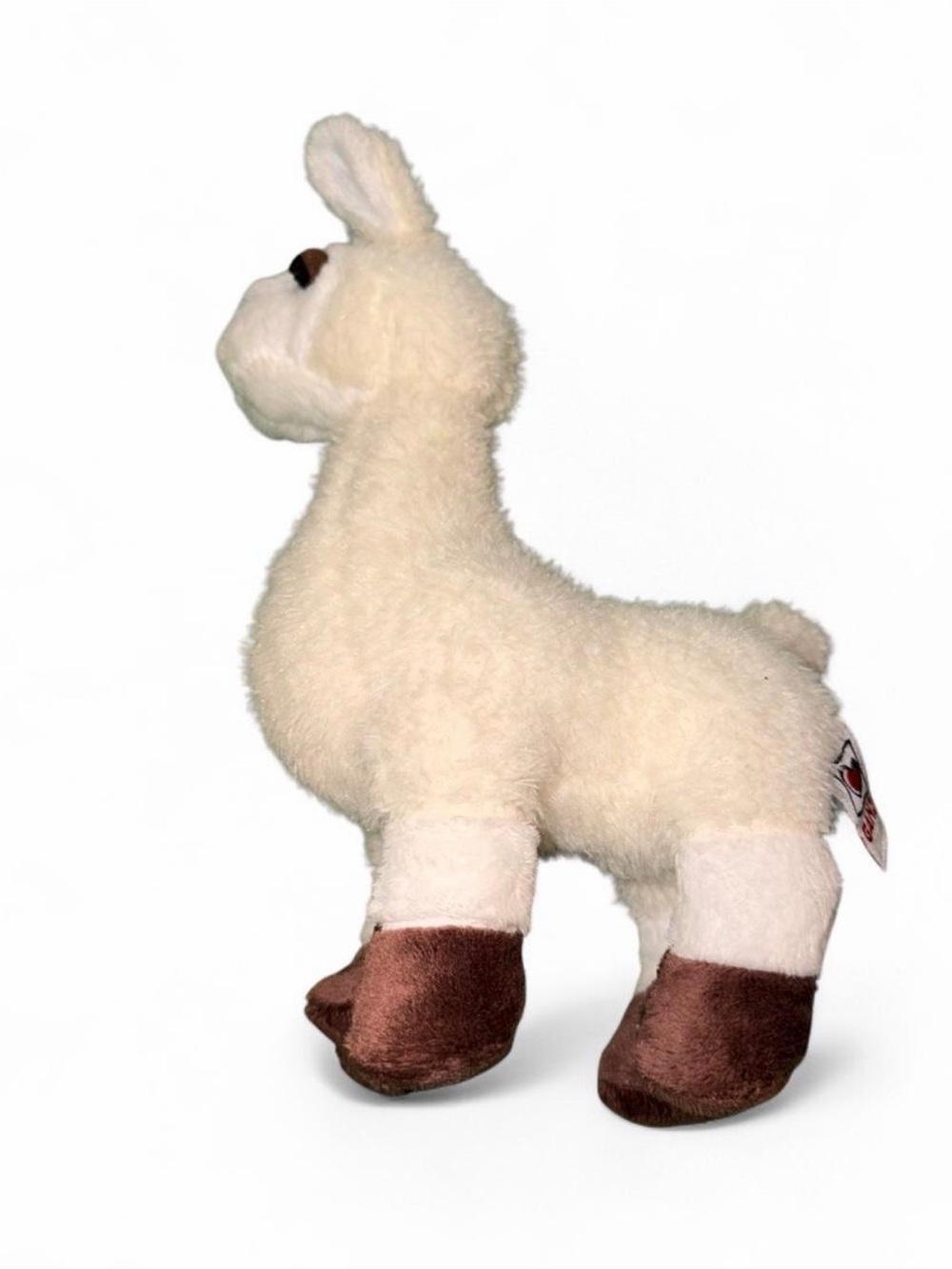 Rare webkins Llama Stuffed Animal - Cream with Brown Hooves